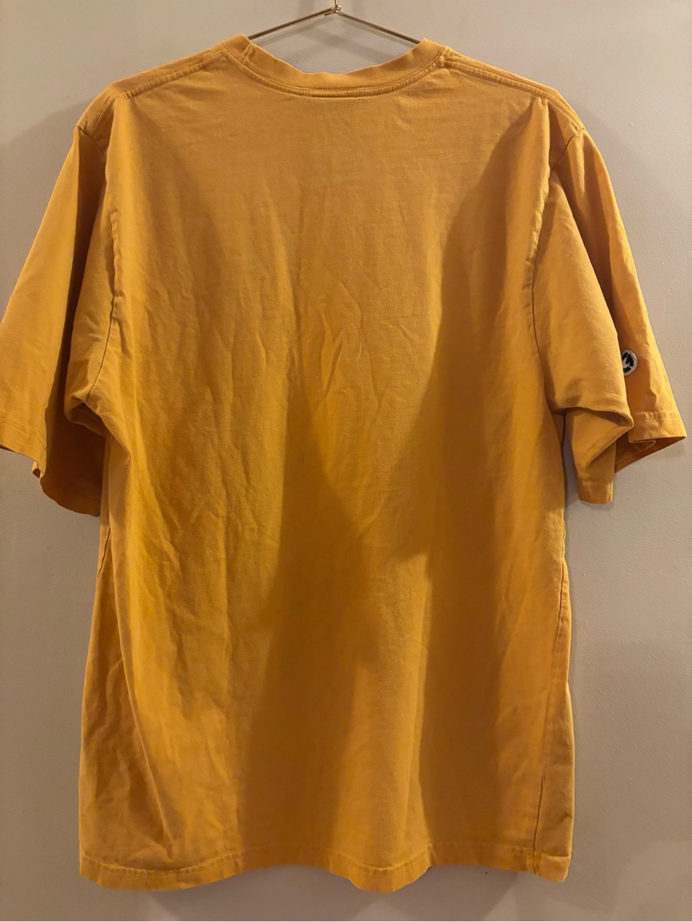 Vintage Y2K G-Unit Raw Material Heavyweight Graphic T-Shirt Yellow 50 Cent, Sz L - Picture 2 of 10